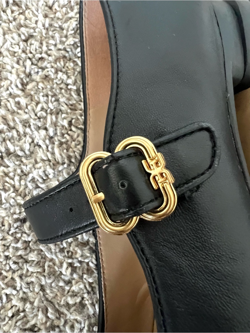 Sam Edelman Black Mary Jane Flats Size 8 - Picture 8 of 9